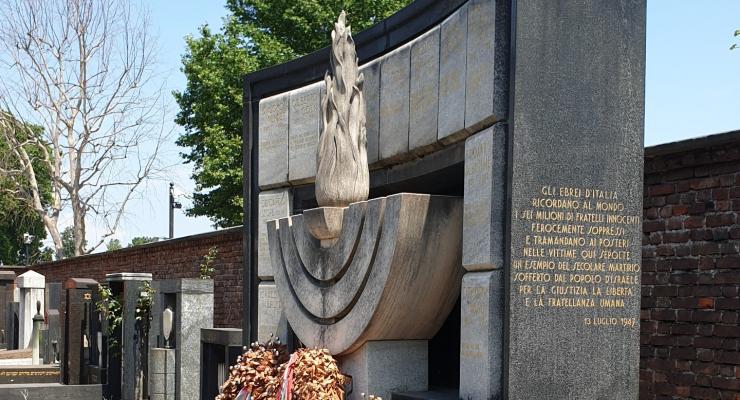 3. Monumento ai Martiri Israeliti del Nazismo (particolare)