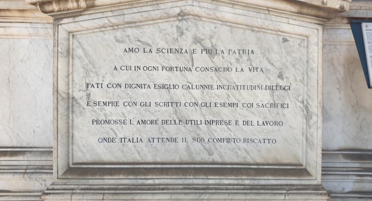 6. Monumento Giulio Sarti (particolare)