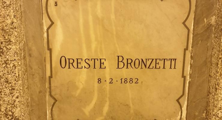 3. Sepoltura Oreste Bronzetti