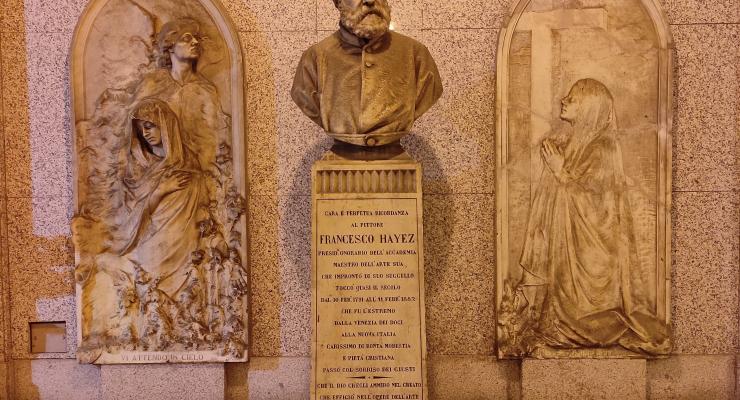 1. Monumento Francesco Hayez (particolare)